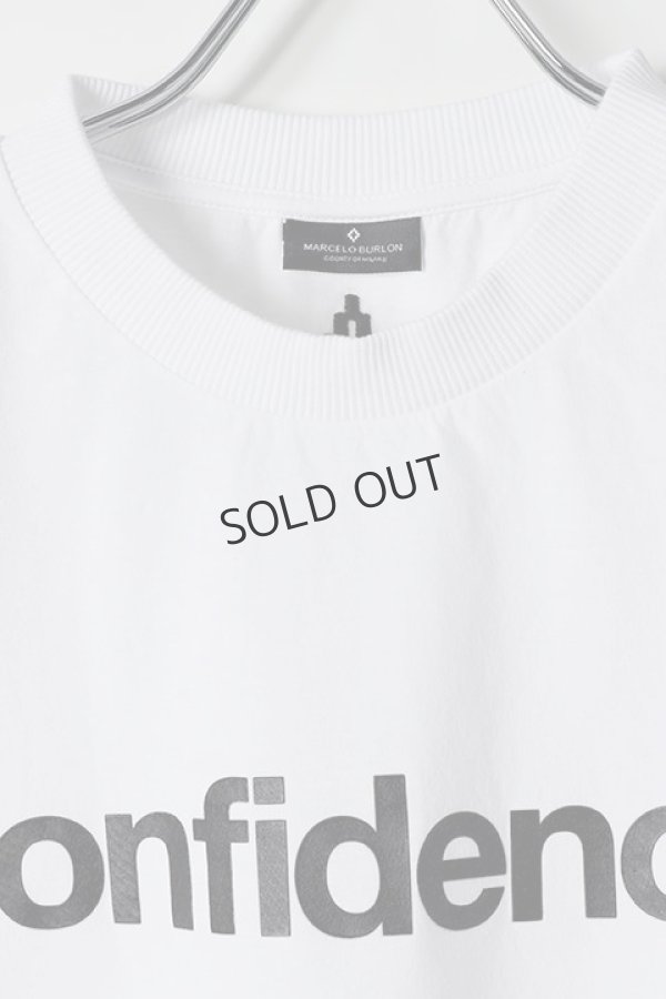 画像3: {SOLD}MARCELO BURLON マルセロ ブロン CONFIDENCIAL BASIC T-SHIRT{CMAS20-015-0110-BJS} (3)