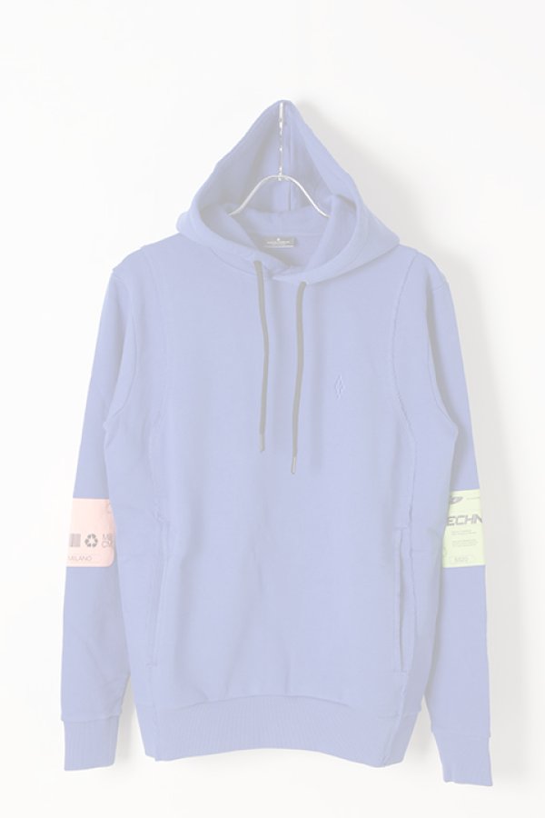 画像1:  {SOLD} MARCELO BURLON マルセロ ブロン DOUBLE PATCH REGULAR HOODIE{CMBS20-106-4584-BJS} (1)