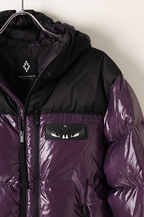 画像3: 【 40%OFF セール128,700円→77,220円】 MARCELO BURLON マルセロ ブロン PATCH WINGS DOWN JACKET{-AIA} (3)