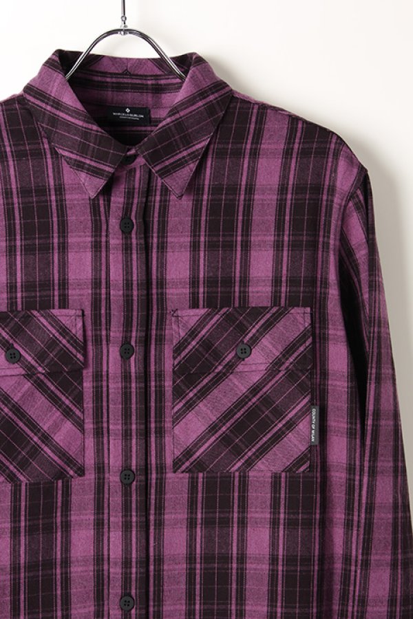 画像3: 【 40%OFF セール94,600円→56,760円】 MARCELO BURLON マルセロ ブロン BUMPER CAR SHIRT{-AIA} (3)