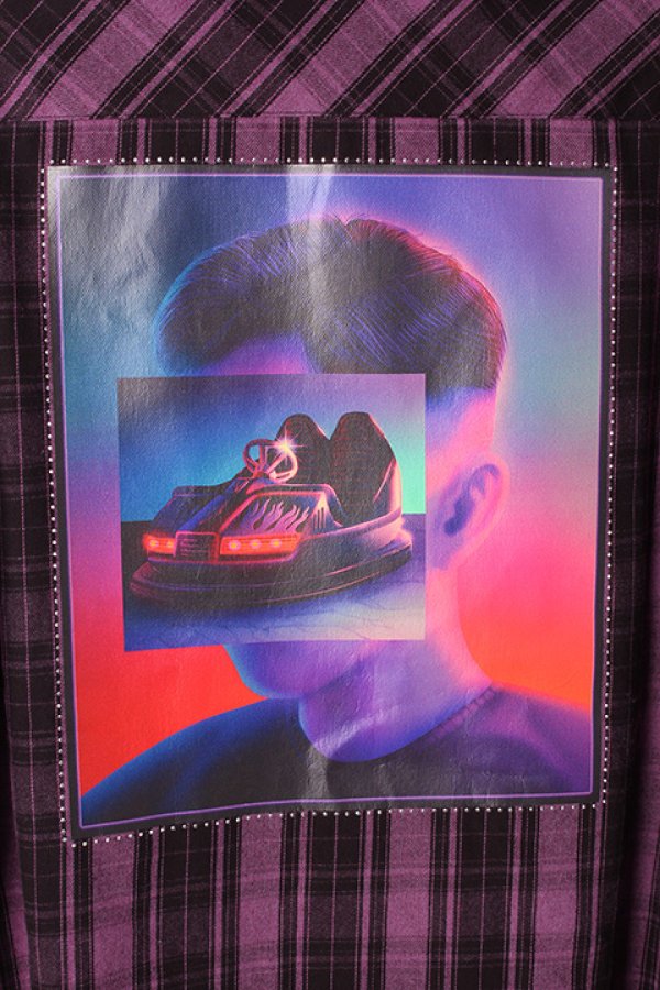 画像5: 【 40%OFF セール94,600円→56,760円】 MARCELO BURLON マルセロ ブロン BUMPER CAR SHIRT{-AIA} (5)