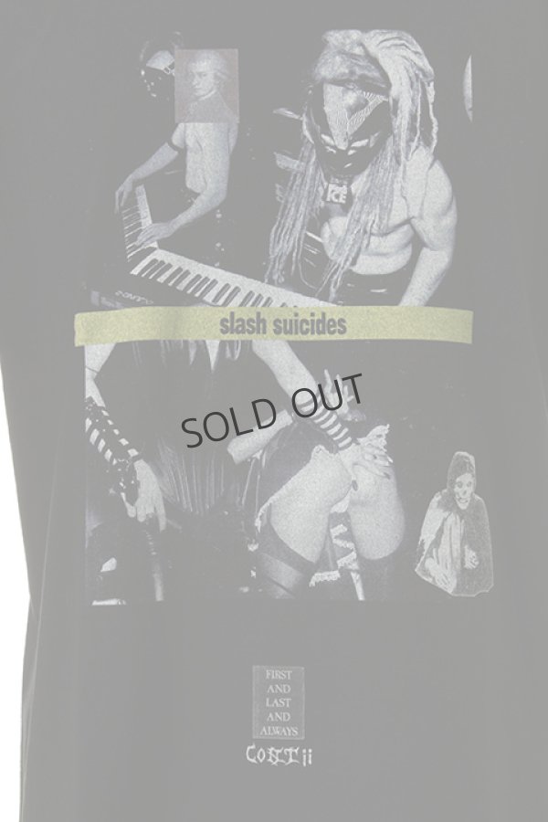 画像4: {SOLD}CONTii コンティ SLASH SUICIDES TEE{-AGS} (4)