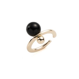 Hirotaka ヒロタカ Bird of paradise Stone Cuff Ring{-BAS