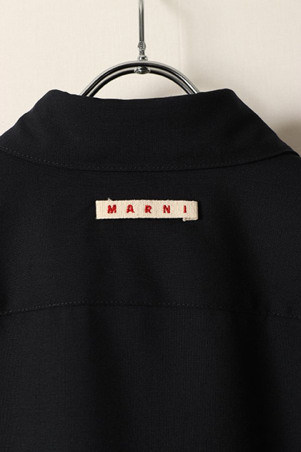 画像7: 【 30%OFF セール86,900円→60,830円】 MARNI マルニ トロピカルウール製 長袖シャツ{CUMU0061A3TW83900B99-BDS} (7)