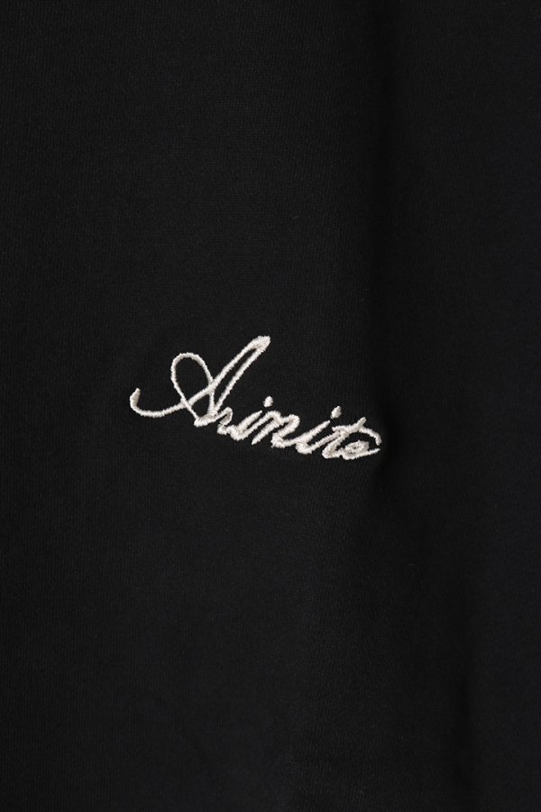 画像4: 【 20%OFF セール12,100円→9,680円】 AUI NITE アウィナイト cutoff embroidery logo sweat{-BES} (4)