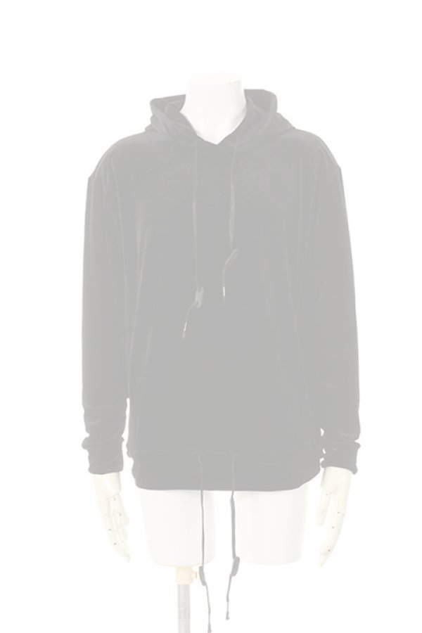画像1:  {SOLD} DIET BUTCHER SLIM SKIN ダイエットブッチャー スリムスキン Velor hooded sweat shirt{-AFA} (1)