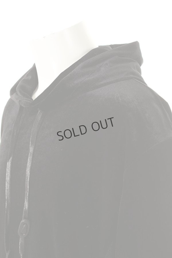 画像4: {SOLD}DIET BUTCHER SLIM SKIN ダイエットブッチャー スリムスキン Velor hooded sweat shirt{-AFA} (4)