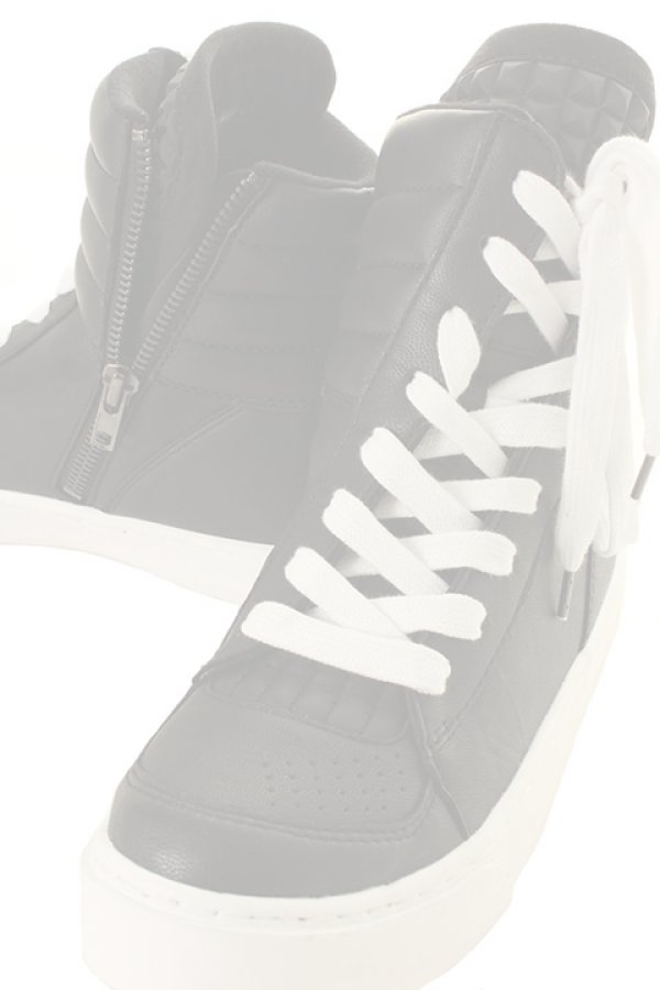 画像5:  {SOLD} DIET BUTCHER SLIM SKIN ダイエットブッチャー スリムスキン Twisted sneaker "TILT-Leather"{-AFA} (5)