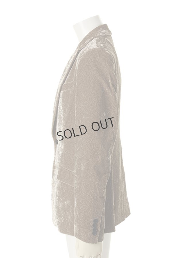 画像3: {SOLD}DIET BUTCHER SLIM SKIN ダイエットブッチャー スリムスキン Crash velvet Tailerd Jacket{-AFA} (3)