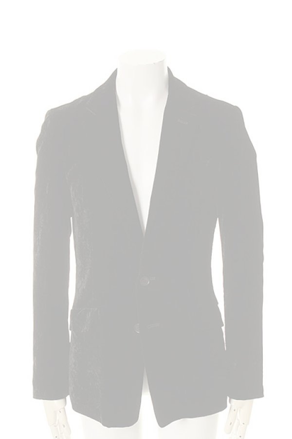画像1:  {SOLD} DIET BUTCHER SLIM SKIN ダイエットブッチャー スリムスキン Crash velvet Tailerd Jacket{-AFA} (1)