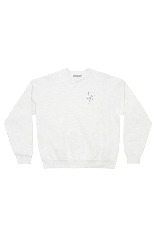 画像1:   LOCAL AUTHORITY ローカルオーソリティ LA SLASH CREW NECK FLEECE{-BDA} (1)