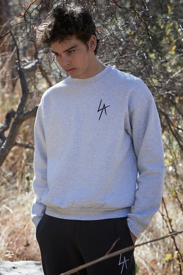 画像4: {※お取り寄せ}LOCAL AUTHORITY ローカルオーソリティ LA SLASH CREW NECK FLEECE{-BDA} (4)