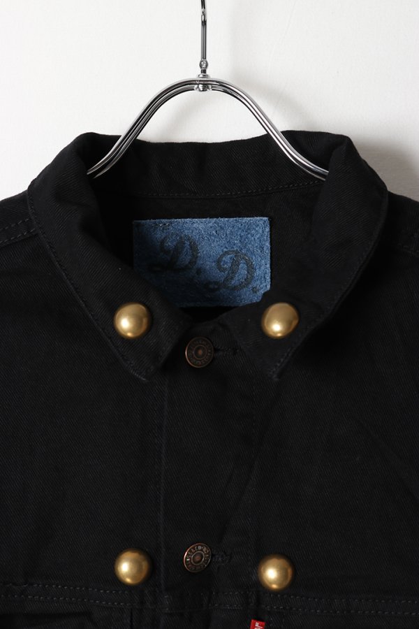画像2: DENIM DOCTORS デニムドクターズ BIG NAIL STUDS OG DENIM JACKET - FULL STUDS{-BEA} (2)