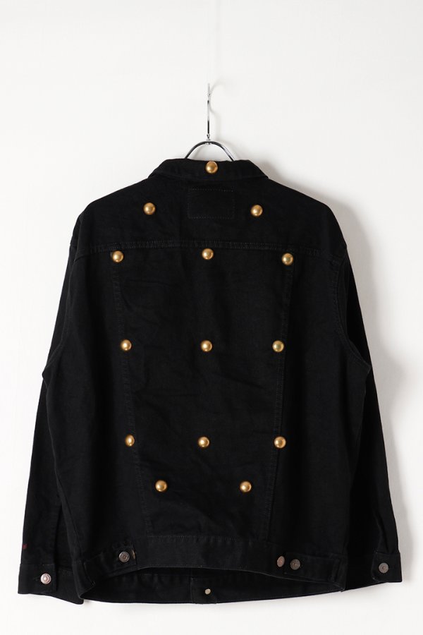 画像5: DENIM DOCTORS デニムドクターズ BIG NAIL STUDS OG DENIM JACKET - FULL STUDS{-BEA} (5)