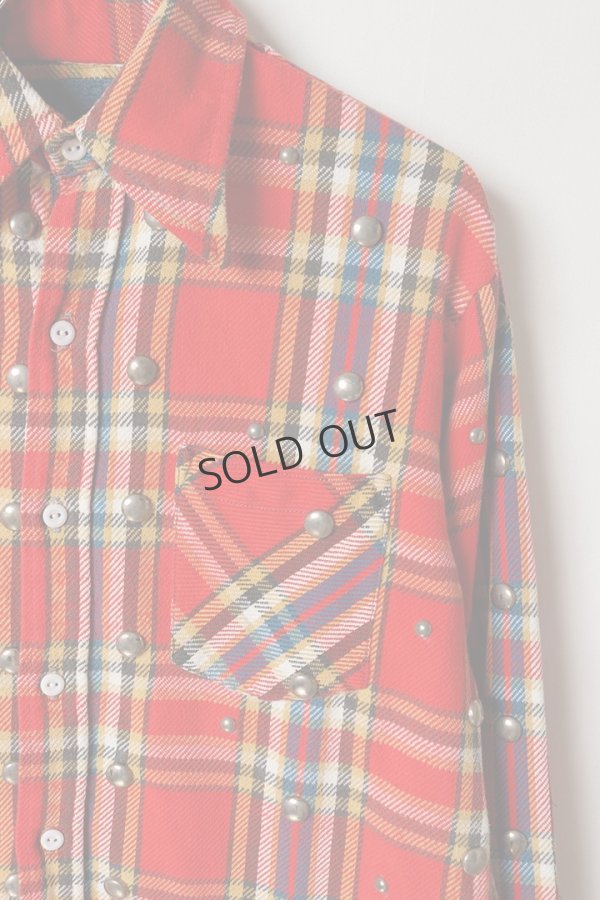 画像3: {SOLD}DENIM DOCTORS デニムドクターズ FLANNEL CK STUDS - FULL STUDS T-1{-BEA} (3)