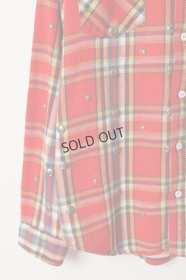 画像4: {SOLD}DENIM DOCTORS デニムドクターズ FLANNEL CK STUDS - FULL STUDS T-1{-BEA} (4)