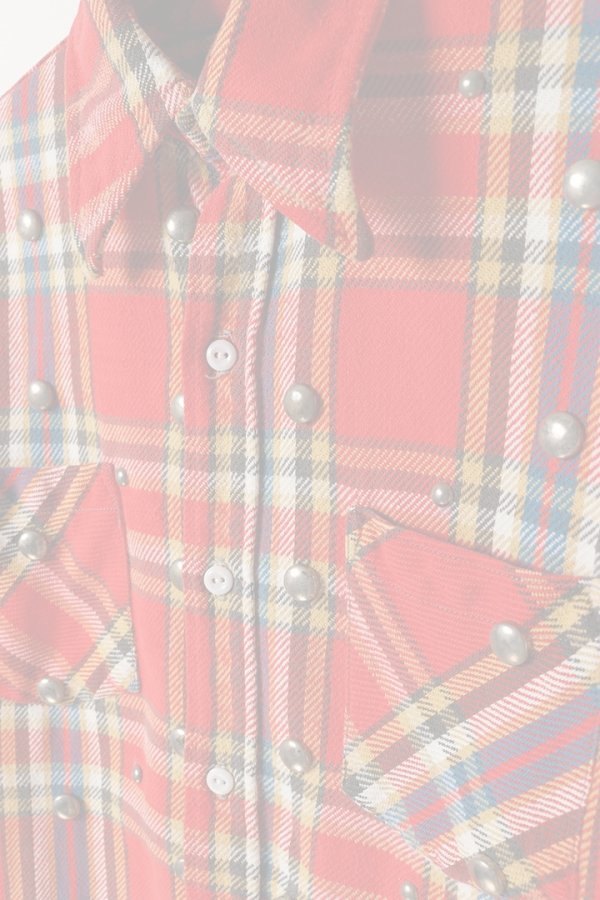画像5:  {SOLD} DENIM DOCTORS デニムドクターズ FLANNEL CK STUDS - FULL STUDS T-1{-BEA} (5)