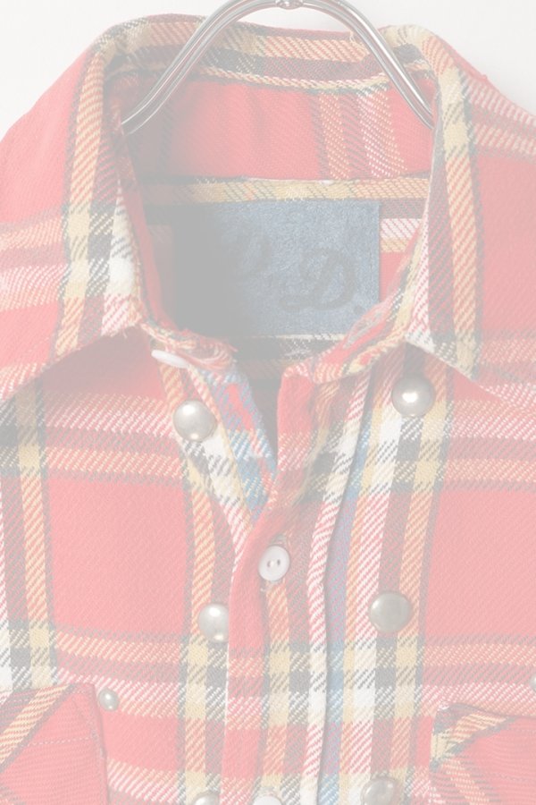 画像6:  {SOLD} DENIM DOCTORS デニムドクターズ FLANNEL CK STUDS - FULL STUDS T-1{-BEA} (6)