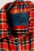 画像2: DENIM DOCTORS デニムドクターズ POCKET STUDS ZIP UP FLANNEL SHIRTS JACKET T-5{-BEA} (2)