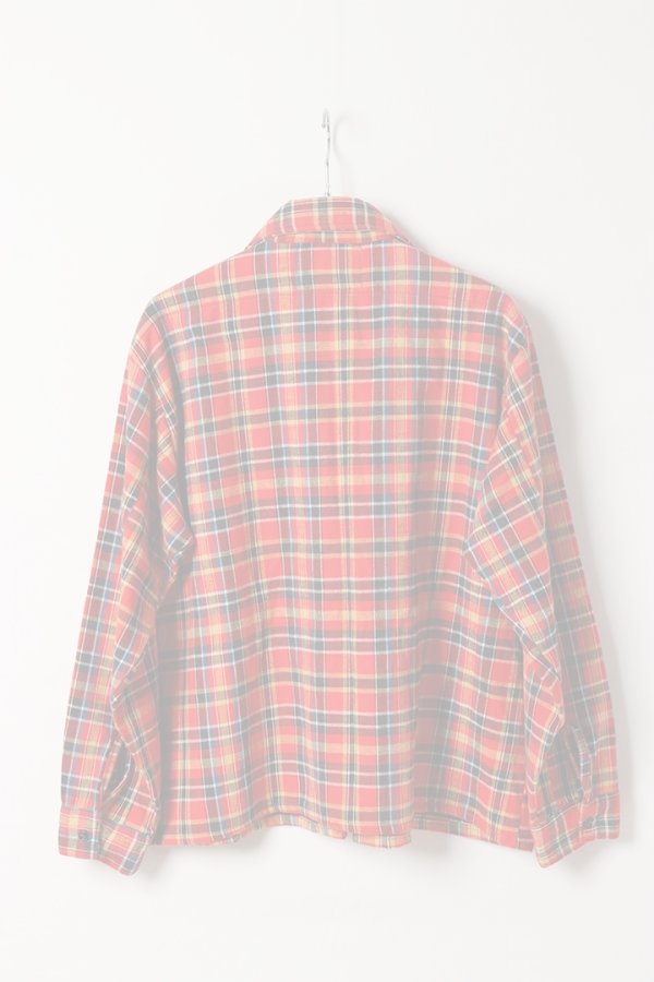 画像5:  {SOLD} DENIM DOCTORS デニムドクターズ POCKET STUDS ZIP UP FLANNEL SHIRTS JACKET T-5{-BEA} (5)