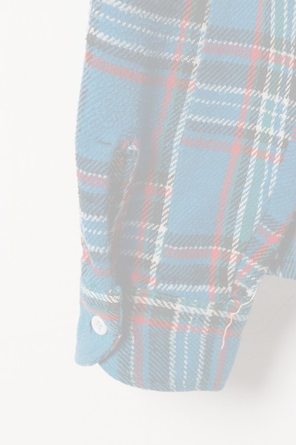 画像4:  {SOLD} DENIM DOCTORS デニムドクターズ POCKET STUDS ZIP UP FLANNEL SHIRTS JACKET T-5{-BEA} (4)
