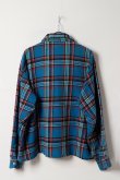 画像5: DENIM DOCTORS デニムドクターズ POCKET STUDS ZIP UP FLANNEL SHIRTS JACKET T-5{-BEA} (5)