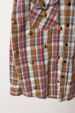 画像4: DENIM DOCTORS デニムドクターズ BIG NAIL STUDS FLANNEL SHIRTS - BODY STUDS T-6{-BEA} (4)