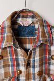 画像5: DENIM DOCTORS デニムドクターズ BIG NAIL STUDS FLANNEL SHIRTS - BODY STUDS T-6{-BEA} (5)