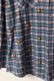 画像4: DENIM DOCTORS デニムドクターズ BIG NAIL STUDS FLANNEL SHIRTS - BODY STUDS T-6{-BEA} (4)