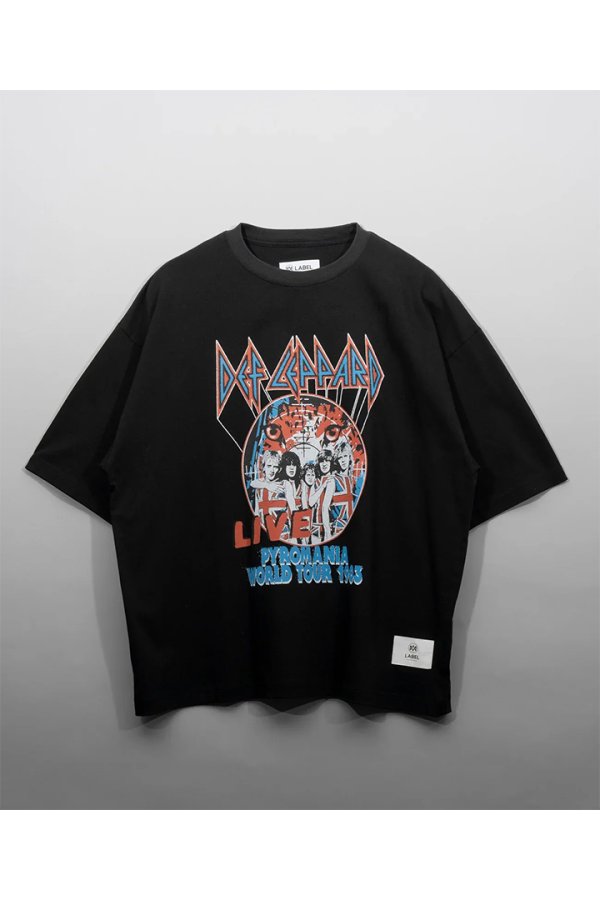 画像4: MA LABEL BY MAISON SPECIAL DEF LEPPARD Prime-Over Crew Neck T-Shirt #1{-BEA}{E-} (4)