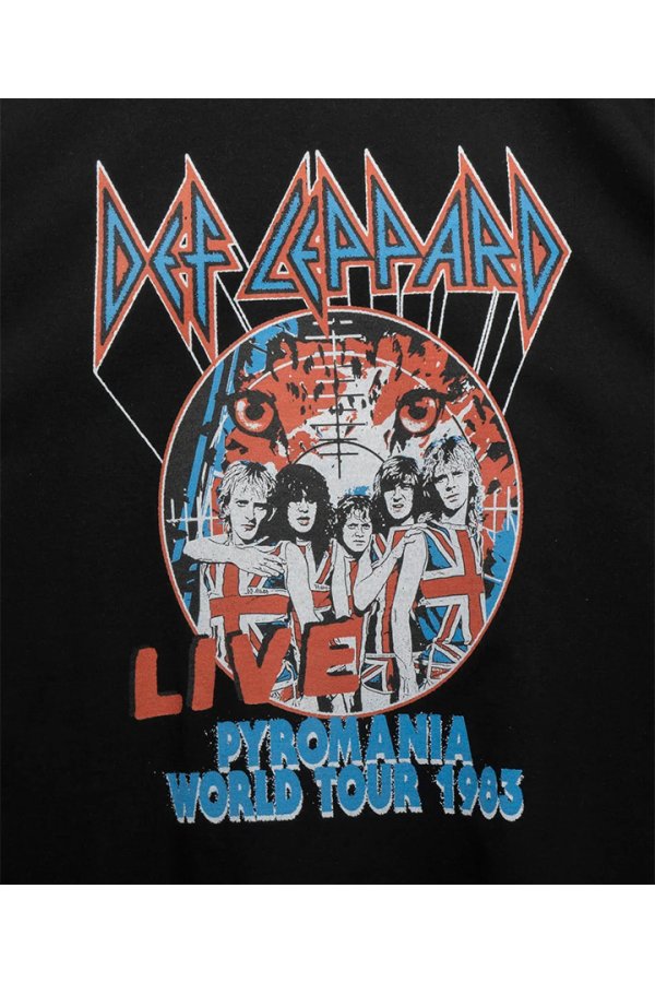 画像5: MA LABEL BY MAISON SPECIAL DEF LEPPARD Prime-Over Crew Neck T-Shirt #1{-BEA}{E-} (5)