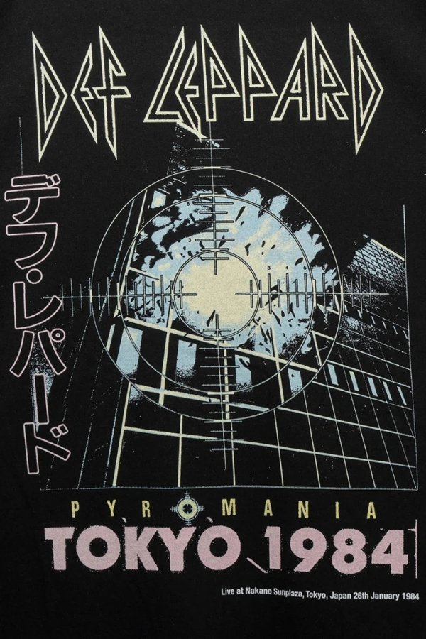 画像7: MA LABEL BY MAISON SPECIAL DEF LEPPARD Prime-Over Crew Neck T-Shirt #3{-BEA}{E-} (7)