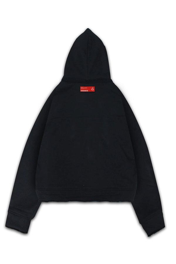 画像2: MAISON CASANOVA メゾンカサノバ Cropped Hoodie DIABLO{E-}{-BFA} (2)