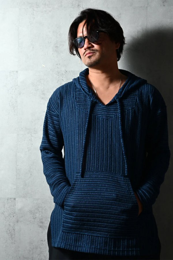 画像4:  ★先行予約商品★  DELAY ディレイ russel Mexican hoodie{-BFS} (4)