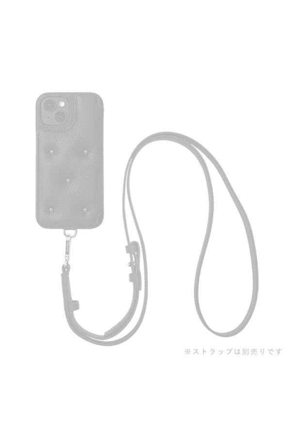 画像3: {※取り寄せ不可}DEMIU デミュウ BALLON CINQ/iPhone15/ブラック×ブラックスタッズ{DU-BAC16BZ} (3)