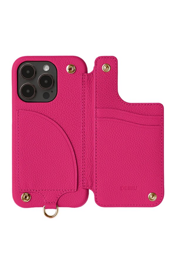 デミュウDEMIU iPhone16ProMax 用スマホケースショルダー