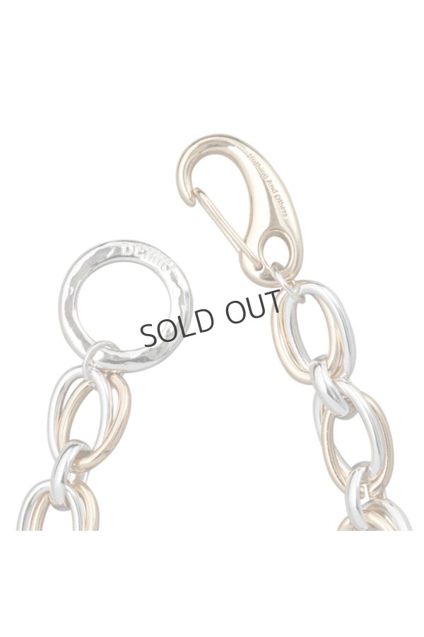 画像4: {SOLD}DEMIU × Nothing And Others コラボチェーンブレスレット（ダブルリングブレスレット） (4)