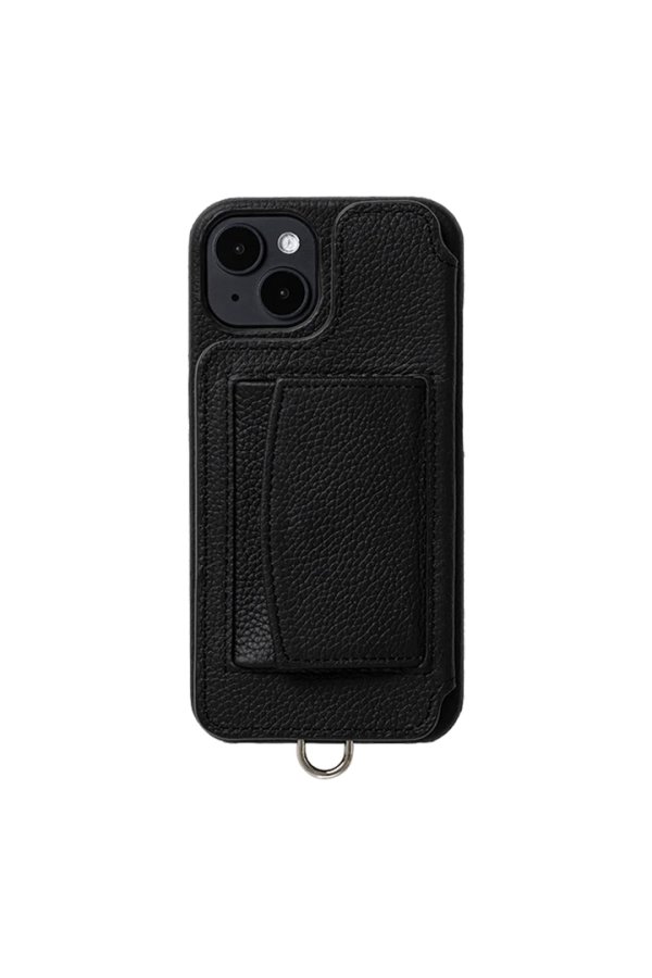 画像1: DEMIU デミュウ POCHE/iPhone15/ブラック{DU-PCE16BK} (1)