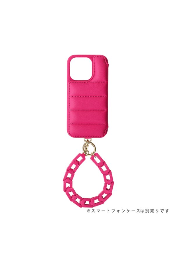 画像2: DEMIU デミュウ Hand STRAP Rectangle/マゼンタピンク{-BES} (2)