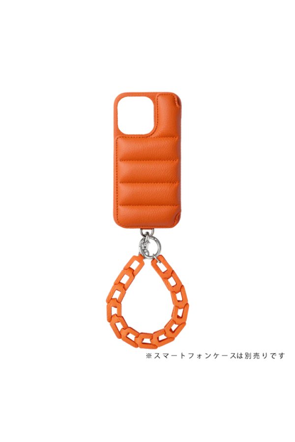 画像2: DEMIU デミュウ Hand STRAP Rectangle/オレンジ{-BEA} (2)