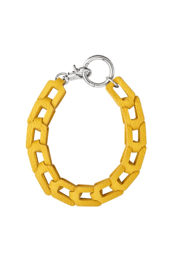 画像1: DEMIU デミュウ Hand STRAP Rectangle/サフラン{-BEA} (1)