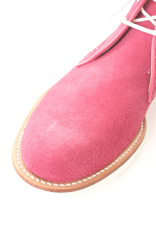 画像3: ▽ 50%OFF アウトレットセール35,200円→17,600円▽ DELAY by Win&Sons|ディレイ バイ ウィンアンドサンズ Back Chukka Boots{DW18-A-004(4848)-PNK-ADS} (3)