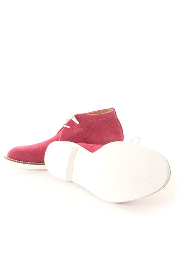 画像4: ▽ 50%OFF アウトレットセール35,200円→17,600円▽ DELAY by Win&Sons|ディレイ バイ ウィンアンドサンズ Back Chukka Boots{DW18-A-004(4848)-PNK-ADS} (4)