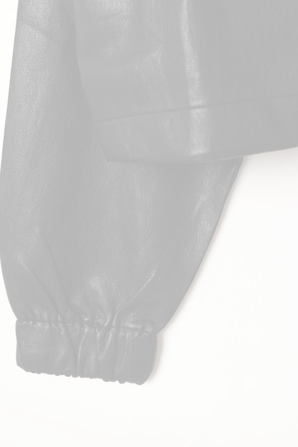 画像3:   ekat エカット(UNISEX) SOFT ECO LEATHER HOODIE{-BEA} (3)