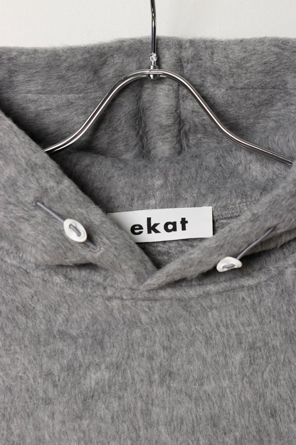 画像2: ekat エカット(UNISEX) SHAGGY HOODIE{-BEA} (2)