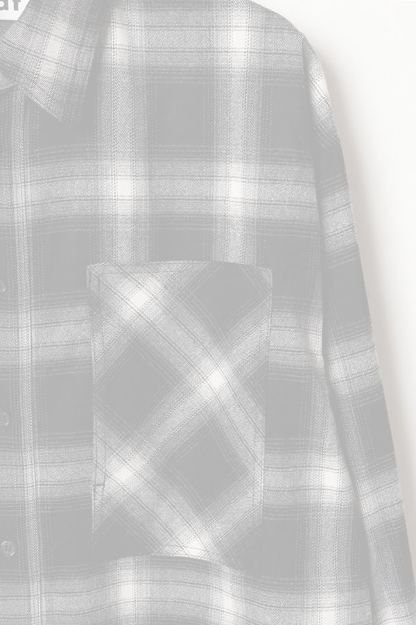 画像3:  {SOLD} ekat エカット(UNISEX) PATCH POCKET CHECK SHIRT{-BEA} (3)