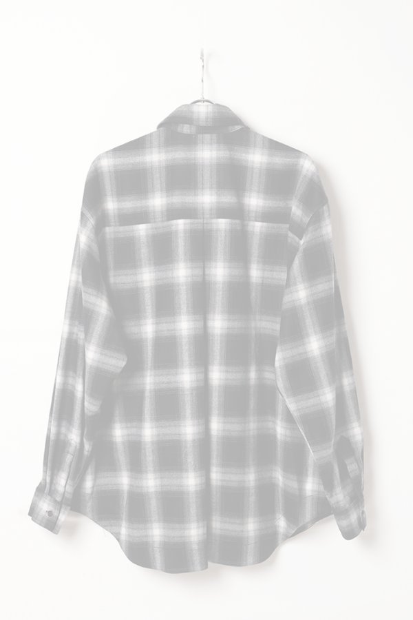 画像5:  {SOLD} ekat エカット(UNISEX) PATCH POCKET CHECK SHIRT{-BEA} (5)