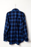 画像5: {SOLD}ekat エカット(UNISEX) PATCH POCKET CHECK SHIRT{-BEA} (5)
