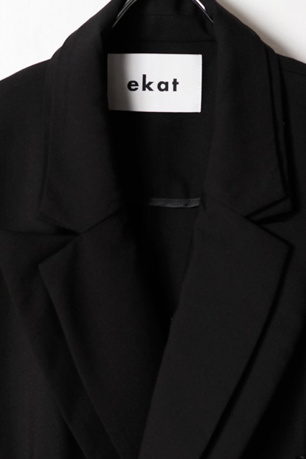 画像2: ekat エカット(UNISEX) DOUBLE COLLAR JACKET{-BFS} (2)