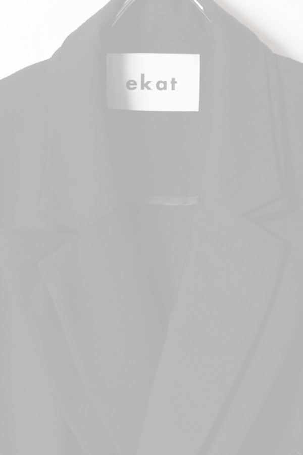 画像2:   ekat エカット(UNISEX) DOUBLE COLLAR JACKET{-BFS} (2)